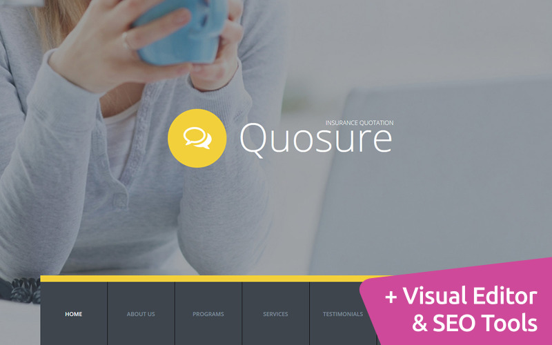 шаблон страхового агента moto cms 3