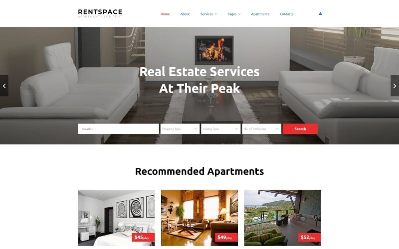 Real Estate Responsive Website Template