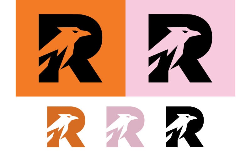 Logo Phoenix R disponibile nelle varianti arancione, rosa e nera.