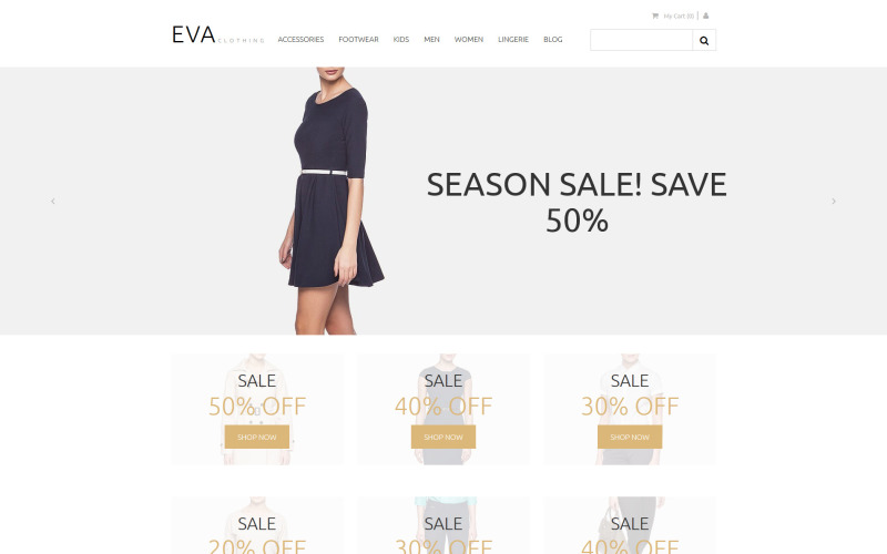 шаблон электронной коммерции apparel motocms