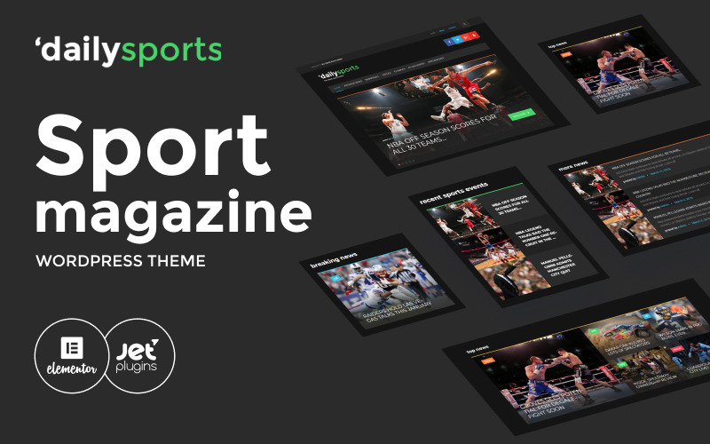 DailySports - Sport magazin WordPress téma