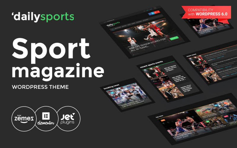 DailySports - Sport Magazine WordPress-thema