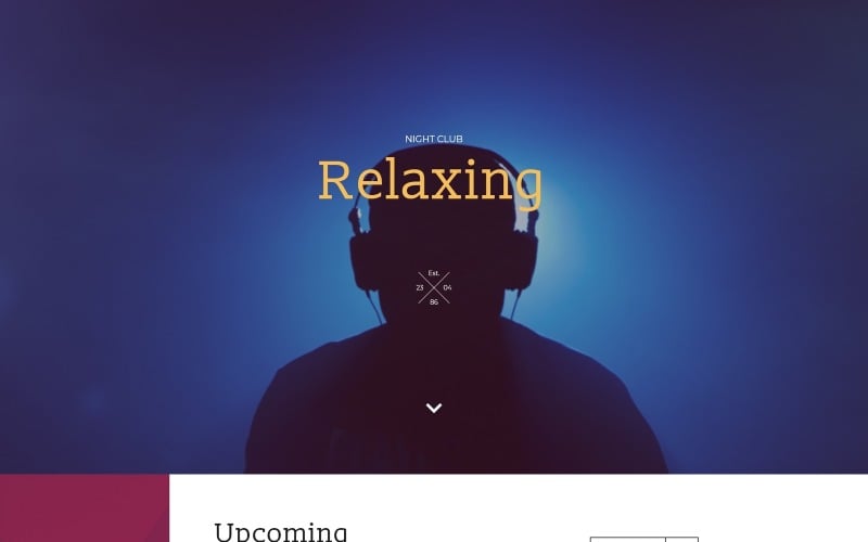 Relaxing Landing Page Template