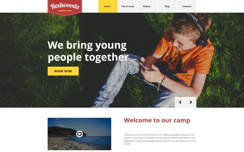 Thème WordPress Redwoods
