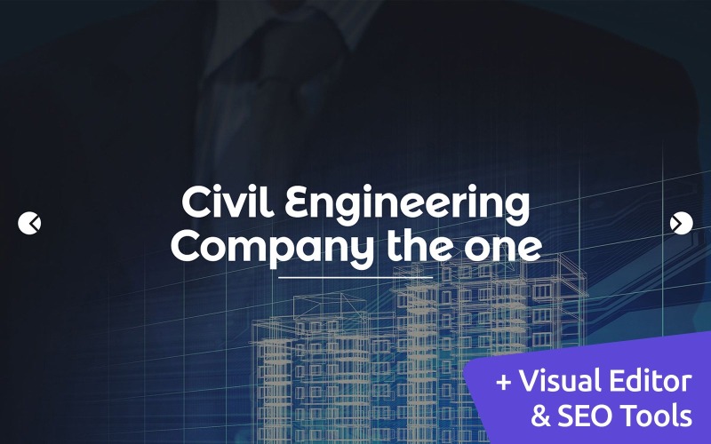 шаблон civil engineering moto cms 3