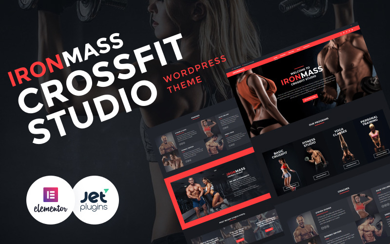 IronMass - WordPress Theme für Fitnessstudio und Bodybuilding