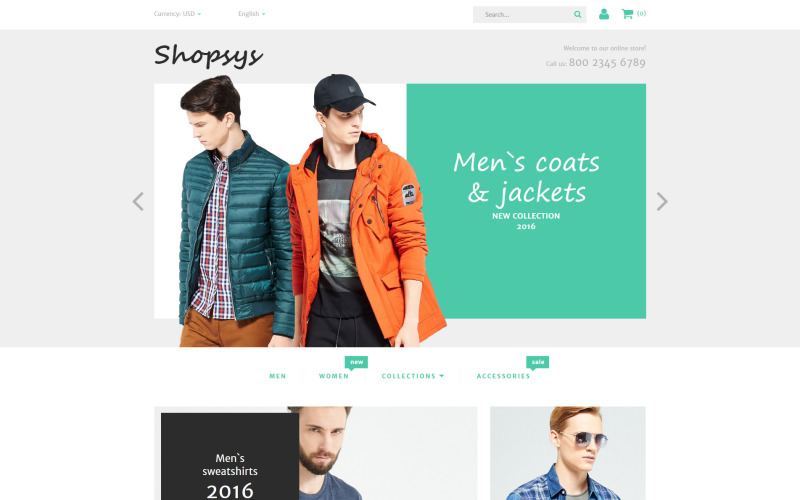 Shopsys - Designer Kleidung Magento Theme
