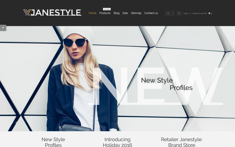 Tema de Shopify de JaneStyle