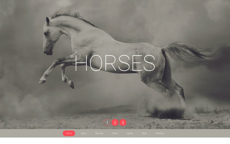шаблон horse moto cms 3