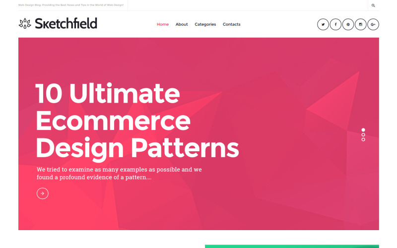 Thème WordPress Sketchfield