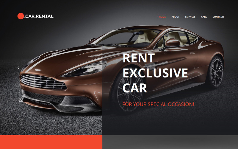 прокат автомобилей moto cms html шаблон