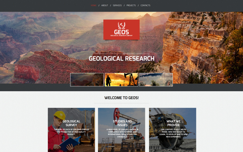 промышленный html-шаблон moto cms