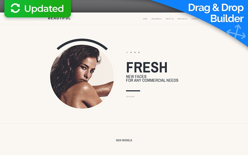 модельное агентство moto cms 3 шаблон