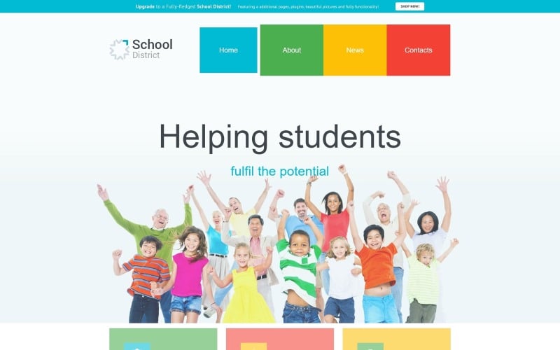 Modello Joomla dell'Università