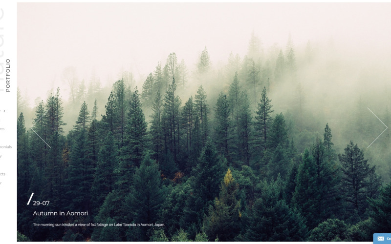 фотография отзывчивый шаблон сайта