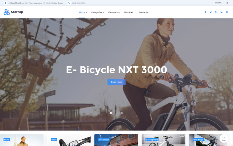 Šablona pro spuštění webu