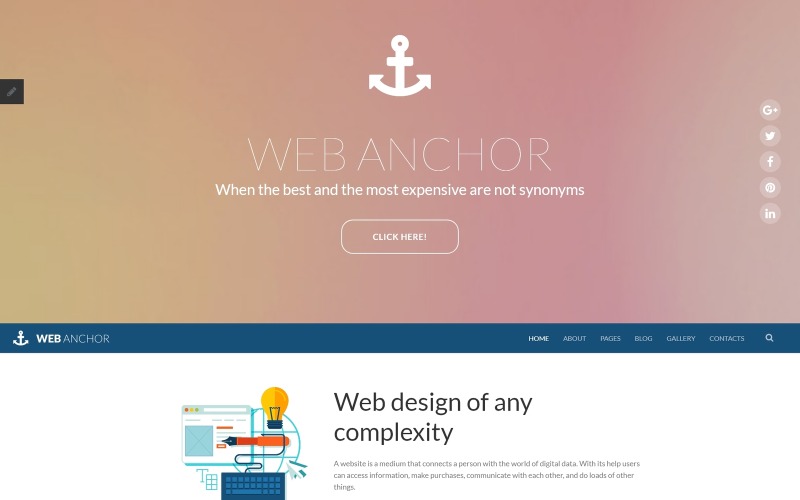 Web锚Joomla模板