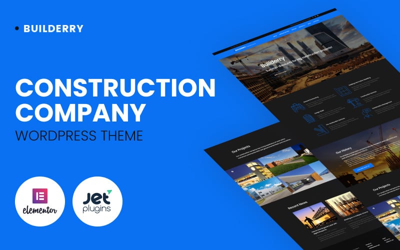 Builderry - Construction Company WordPress Theme