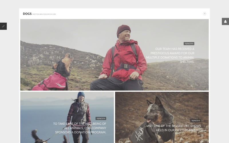 шаблон dogs joomla