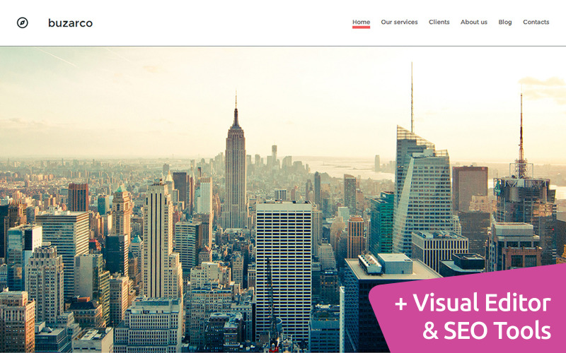 шаблон small business moto cms 3