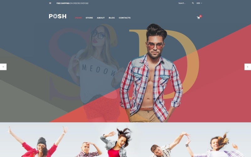 Posh - Tema de WooCommerce de moda urbana