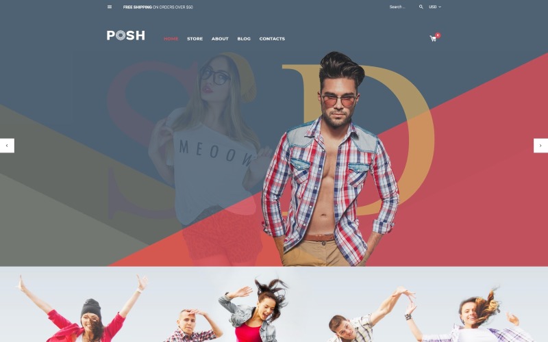 Posh - Tema WooCommerce de moda urbana
