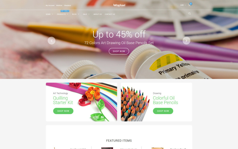 Рафаэль Shopify Тема