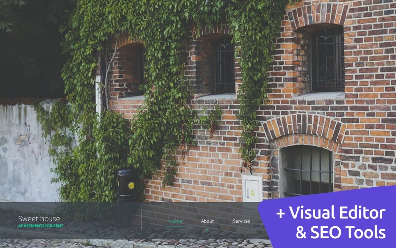 аренда недвижимости moto cms 3 шаблон