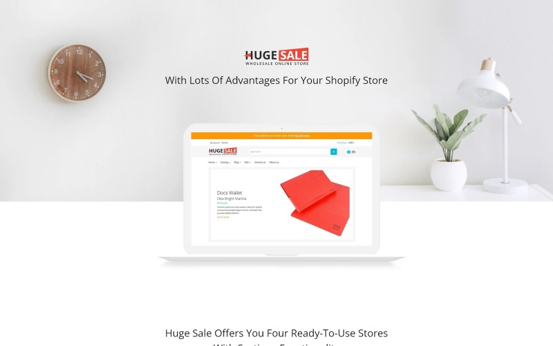 Stort försäljning Multipurpose Shopify-tema