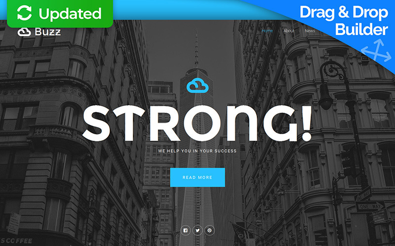 шаблон business &amp; services moto cms 3