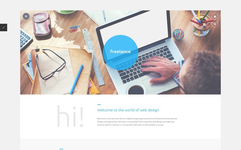 Freelance Joomla-sjabloon