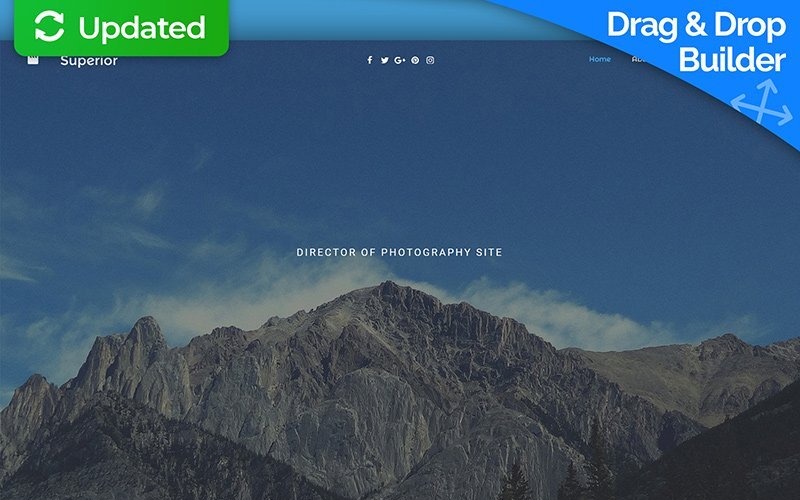 профессиональная фотография moto cms 3 шаблон