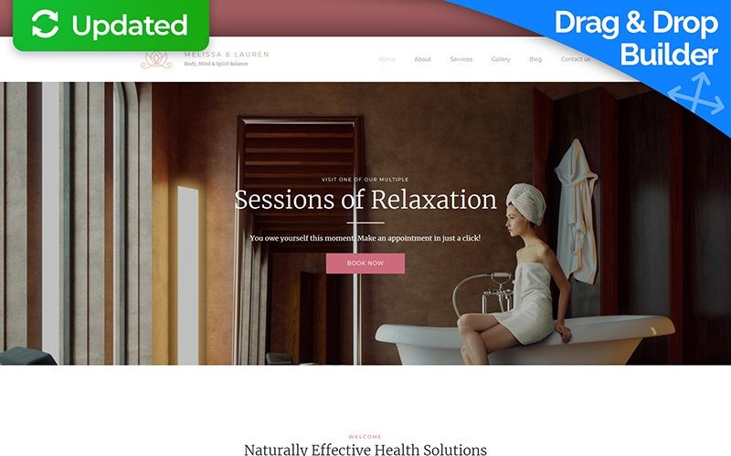 салон красоты отзывчивый премиум moto cms 3 шаблон