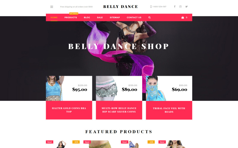 Oryantal Dans Shopify Teması