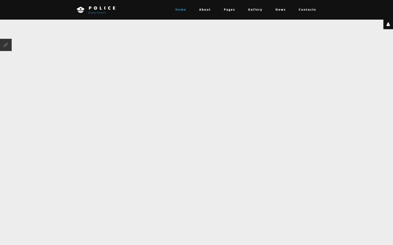 Шаблон Joomla для полицейского управления