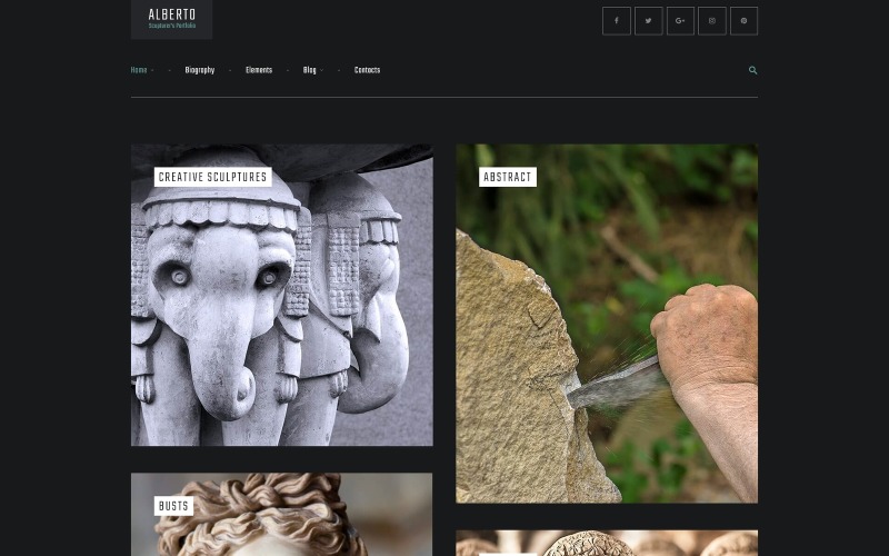 тема wordpress alberto