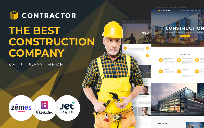 Consto Tema de WordPress para construcción industrial