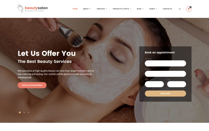 Kosmetický Salon Reagovat Webové Šablony