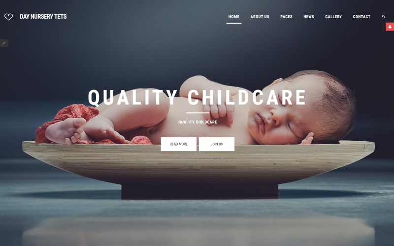 Kinderdagverblijf - Responsieve Joomla-sjabloon voor kinderopvang en babysitter