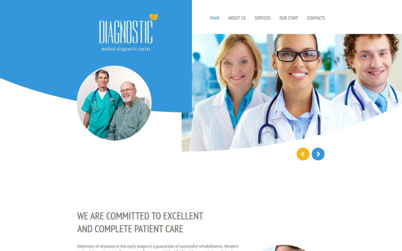 medical moto cms html шаблон