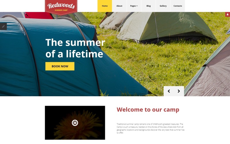 Redwoods Joomla-sjabloon