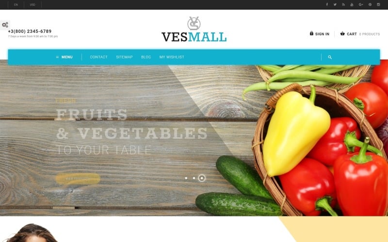 Vesmall - Оптовий магазин PrestaShop Theme