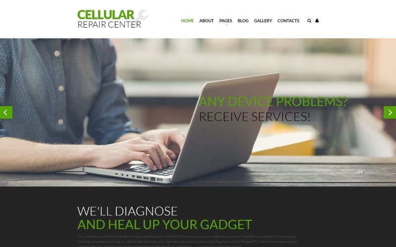 мобильный ремонтный сервис отзывчивый шаблон joomla