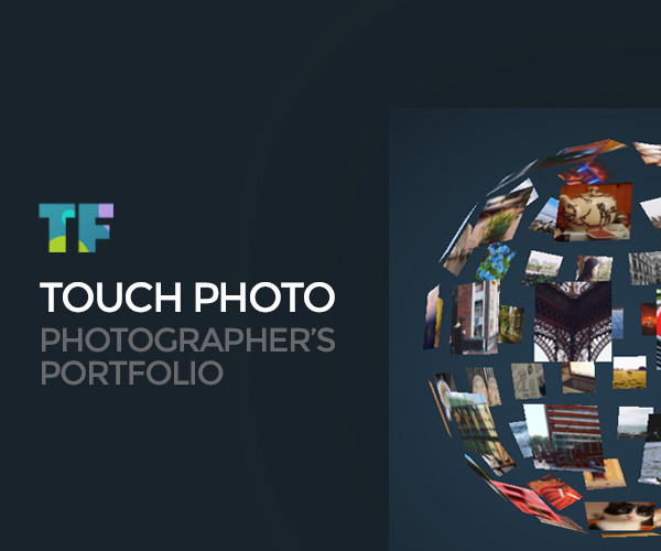 Touch Photo для портфолио фотографа