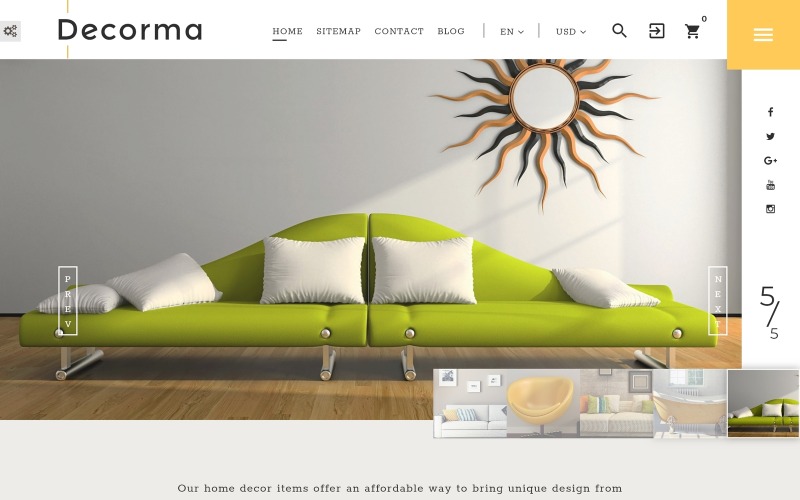 Decorma - belsőépítészeti PrestaShop téma