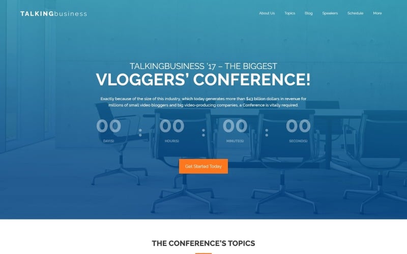 Talking Business - Business Coaching & Consulting WordPress Theme