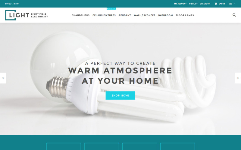 Ljus – Belysning och elektricitet Shopify-tema