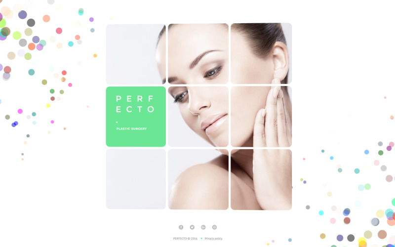 Perfecto - шаблон веб-сайту з пластичної хірургії