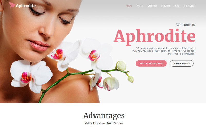 Afrodyta - responsywny motyw WordPress Salon Beauty & SPA