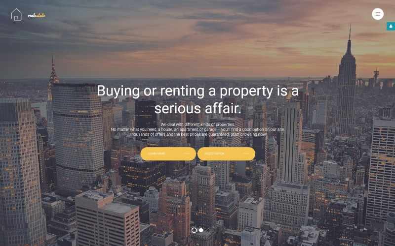 отзывчивый шаблон joomla для недвижимости